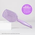 thumbnail image 6 of Conair Flexi Head Paddle Brush with Dual Flex Bristles, Detangling Hair Brush, 6 of 11