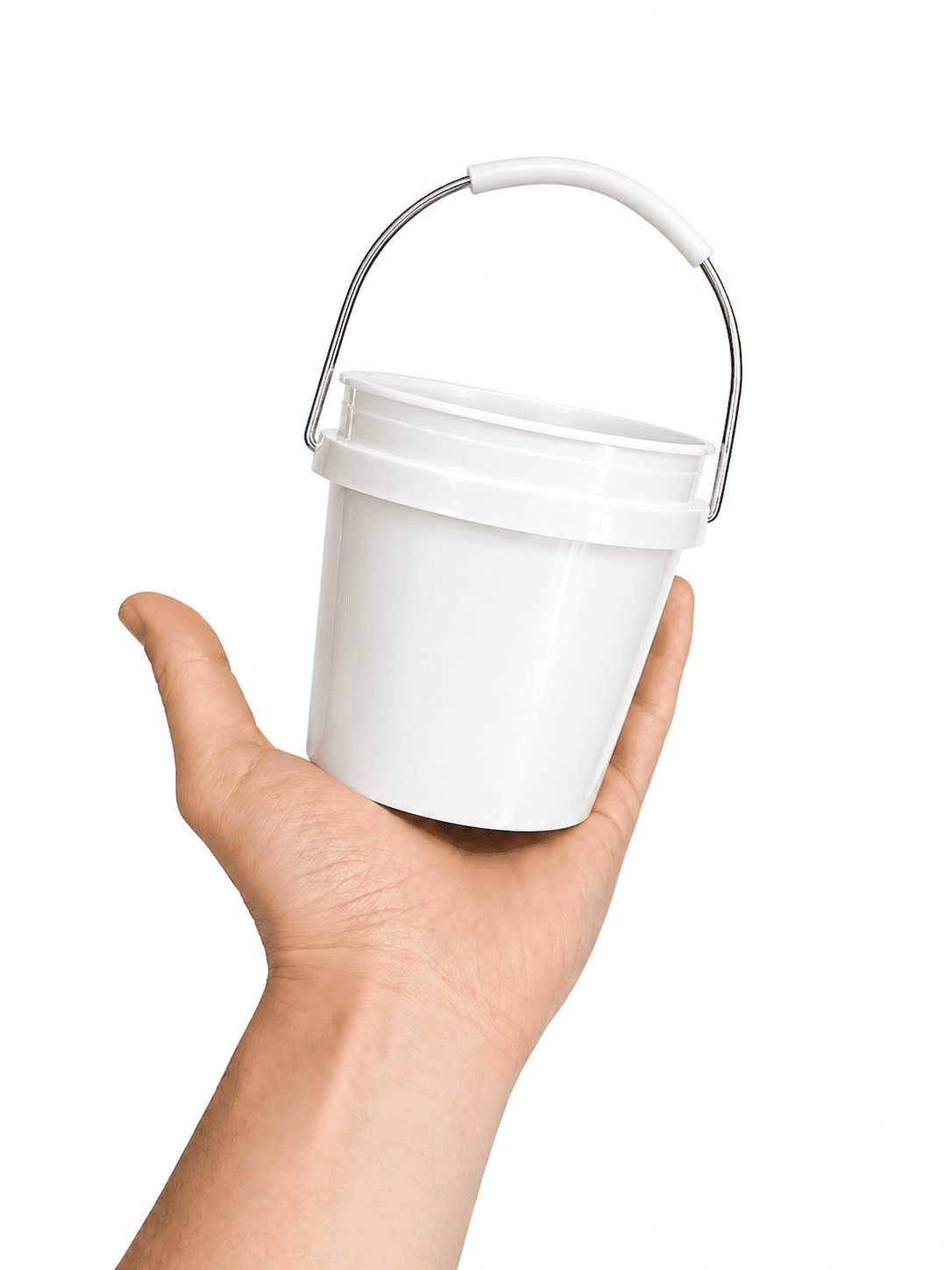 Hyper Tough 0.4 qt White Mini Utility Bucket