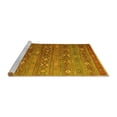 thumbnail image 2 of Ahgly Company Machine Washable Indoor Rectangle Southwestern Yellow Country Area Rugs, 2' x 4', 2 of 4