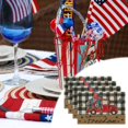 thumbnail image 1 of Feltree Napperon de Décoration de Cuisine pour la Fête de l'Indépendance avec Tapis de Salle à Manger, 1 of 8