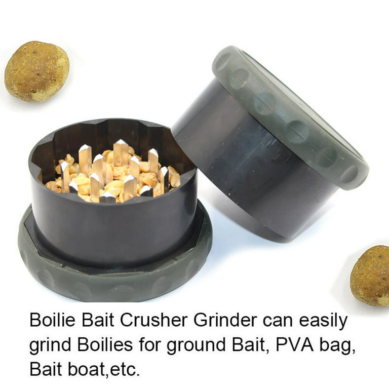 SPRING PARK ABS Boilie Bait Grinder Pellet Crusher Box for Carp Fishing  Terminal Tackle Tool 