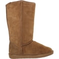 thumbnail image 2 of BEARPAW Women s Emma Tall Classic Suede Slip On Boots, Comfortable Winter Boots, Multiple Sizes 11 Hickory, 2 of 3