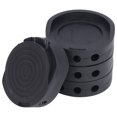 thumbnail image 1 of 4PCS Washing Machine Foot Mat, Round Furniture Leg Pad Non Slip Anti Vibration Floor Protector Table Sofa Riser Raised Bed Blocks Bed Lifts Risers For Sofa Couch Chair Household, 1 of 8