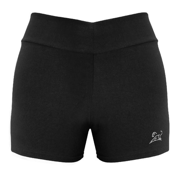 Short Deportivo Mujer Chico Mediano Short de Licra para Mujer de Algodon Negro Red Baboon Modelo Spart Shorts Deportivos para Mujer Licra Flexible. Walmart en linea