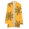thumbnail image 4 of Pisexur Halloween Cardigan pour Femmes, Cardigan Tricoté Araignée Citrouille Manches Longues Automne Ouvert, 4 of 5