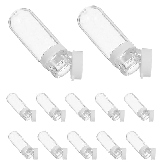 OULII 20Pcs Leakproof Transparent Plastic Empty Travel Bottles Reusable for Essential Oils