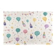 thumbnail image 3 of Party Theme Decoration Reversible Placemat Set of 4 Non Slip Coffee Mats 18x12 Inch for Dining, Kitchen, Coffee, 3 of 9