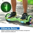 thumbnail image 2 of SISIGAD Hoverboard 6.5 In. Two Wheel Self Balancing Hoverboard with Bluetooth and LED Lights Electric Scooter Child UL Certified, 1 Piece, 2 of 5