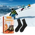 thumbnail image 4 of Electric Heated Socks with Intelligent Circuit，Cold Winter Outdoors Socks，Safe and Warm，Electric Heated Socks for Camping Work，Men Women Battery Heated Socks for Cycling Skiing Skating, 4 of 9