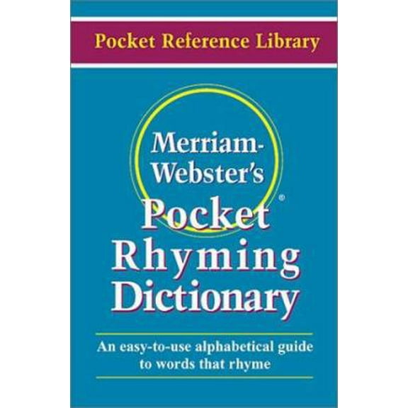 Pre-Owned Merriam-Webster's Pocket Rhyming Dictionary (Paperback) 0877795169 9780877795162