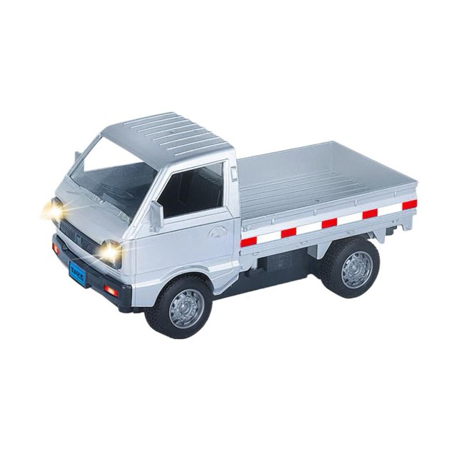 1:16 Scale Remote Control Cargo Truck RC Vehicle with LED Lights, Mini Drift Realistic RC Pickup Car Toy for Boys & Girls, Compact Design