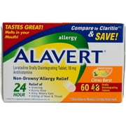 Alavert 24 Hour Orally Disintegrating Tablets Citrus Burst 60 Tablets