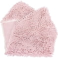 thumbnail image 3 of GFDYREE - Ultra Absorbent Microfiber Chenille Dog Bath Shammy Towel with Hand Pockets, Durable, Quick Drying, Washable, Prevent Mud Dirt (Color: Pink), 3 of 7