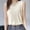 Beige, variant on WXLWZYWL Cropped Sweaters Vest for Women Sleeveless Knit Tops V Neck Lightwieght Soft Pullover Tank Tops