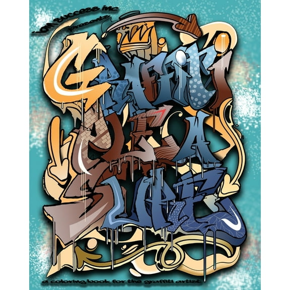 Graffiti Pleasure: A coloring book for the graffiti artist, (Paperback)