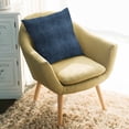 thumbnail image 2 of Throw Pillow Covers 24x24 Inch, Animal Print Decorative Pillow Cases for Couch Sofa Bed, Retro Minimalist Animal Leather Navy Blue Cotton Linen Square Home Decor Pillowcases with Hidden Zipper, 2 of 7