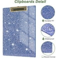 thumbnail image 2 of Acrylic Clipboards, Glitter Clipboard with Low Profile Gold Clip, Designed for Classroom School and Office Use, Sparkly Clipboards for Students Women Men, 2 of 8