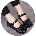 thumbnail image 4 of Girl's Mary Jane School Uniform Shoes Strap Dress Uniform Flats Black (Toddler/Little Girl), 4 of 6