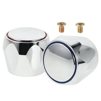 Luxshiny Replacement Bathtub Knobs Kit in Plastic, 1 Set for Bathroom and Kitchen Fixtures, Versatile and