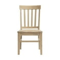 thumbnail image 3 of Pemberly Row Transitional Slat Back Chair Set in Natural Finish, 3 of 9