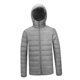thumbnail image 3 of Chaqueta de invierno acolchada de plumón para hombre, chaqueta acolchada Casual para proteger de nieve cálida con capucha chaqueta de - L, Gris BLESIY Chaqueta de plumón con capucha ligera, 3 of 8