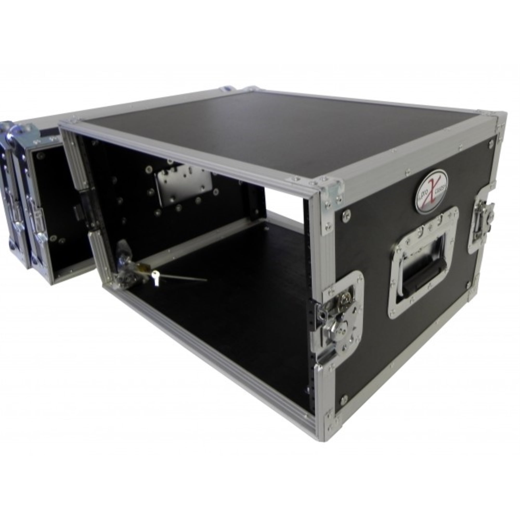 ProX X-8UE 8U Deluxe Effects Rack Case 14 In Deep Rail to Rail ...