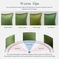 thumbnail image 6 of Phantoscope Soft Silky Velvet Throw Pillow Covers 12x20 Inch Set of 2 Decorative Cushion Covers for Couch Sofa Bedroom Living Room, Pillow Cases Only, Army Green, 6 of 11
