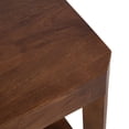 thumbnail image 6 of Kate and Laurel Talcott Modern Rectangle Wood Side Table, 16 x 10 x 25, Walnut Brown, Transitional Decorative Two-Tier End Table for Use as a Bedroom Nightstand or Living Room Accent, 6 of 8