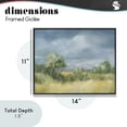 thumbnail image 4 of Stupell Industries Traditional Whispering Winds Countryside Black Framed Giclee Art, 14 x 11, by Danhui Nai, 4 of 8