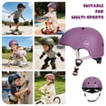 thumbnail image 4 of XJD Kids Bike Helmet Toddler Helmet Ages 3-12 Boys Girls Childrens Helmet,Multi-color Adjustable Lightweight Multi-Sport Helmet, 4 of 10