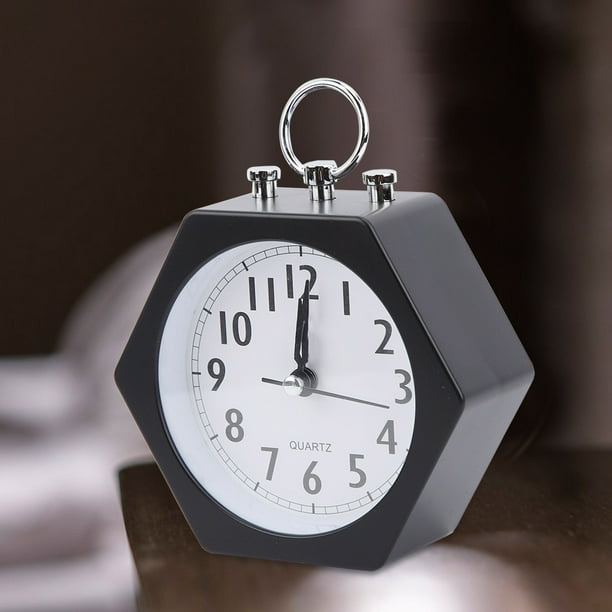 Reloj despertador, despertador silencioso y suave, reloj despertador deformado, temporizador, muy versátil
