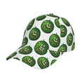 thumbnail image 6 of Lsque Happy Watermelon Baseball Cap Trucker Low Profile Hat Golf Dad Hat Adjustable Original Classic Unconstructed Plain Cap Men Women, 6 of 9