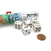 Koplow Games Elk Dice Game with 5 Dice Travel Tube and Gaming Instructions #18771