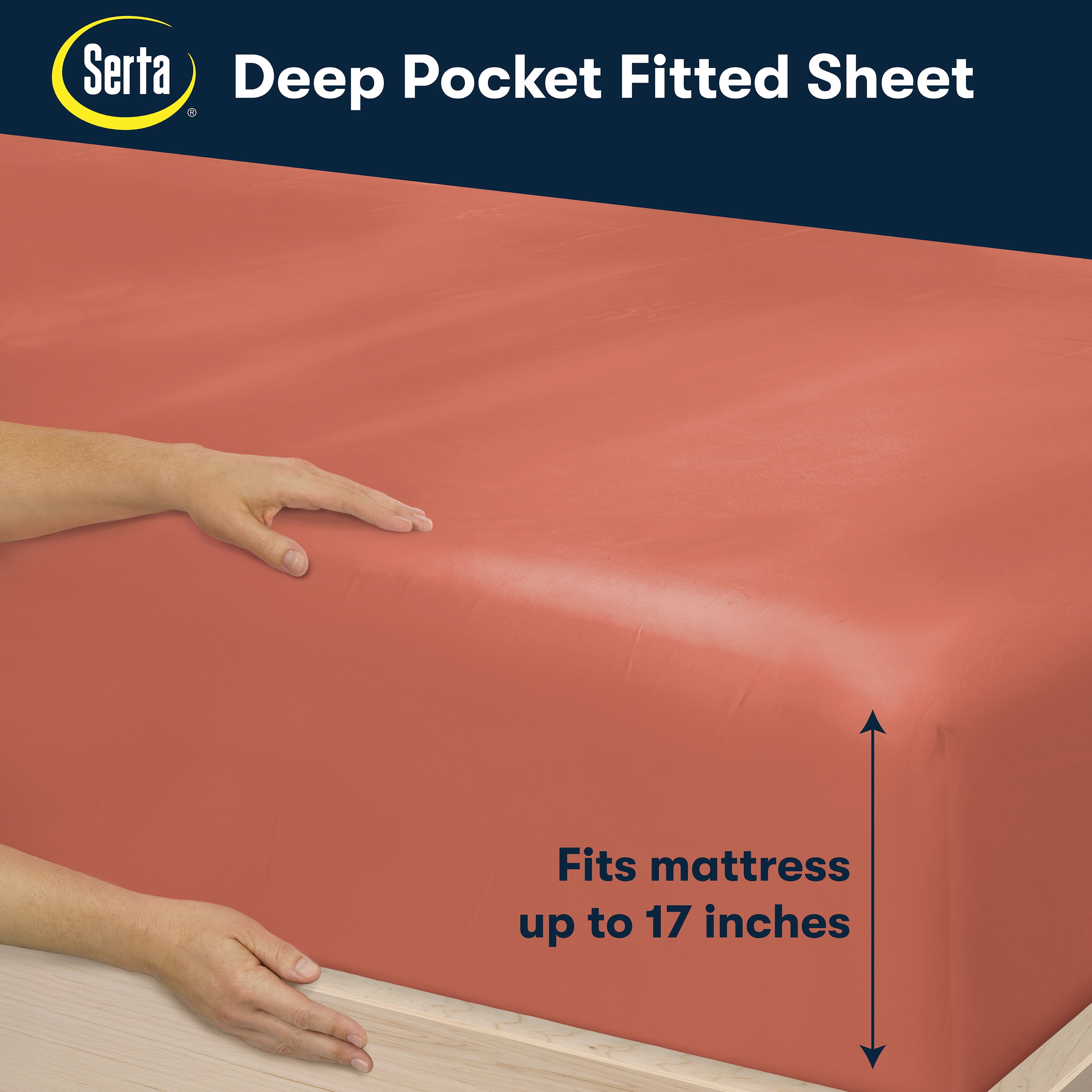 Serta So Natural 6-Piece 300 Thread Count Parchment Sheet Set, Full