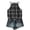 Dark Gray, variant on Womens Halter Tops Back Bow Tie Sleeveless Blouse Casual Loose Fit Keyhole Back Plaid Camisole for Daily Wear Red XL