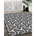 thumbnail image 2 of Ahgly Company Indoor Rectangle Patterned Charcoal Black Novelty Area Rugs, 8' x 10', 2 of 6