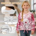 thumbnail image 6 of Garronmavis Cat Girls Long Sleeve T-Shirts 9-10 Warm Cherry Blossom Long Sleeve Crewneck T-Shirts Tee Tops for Girls Comfortable Casual Crewneck Loose Fit Tee Tops for Daily Life, 6 of 7