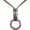 Double Ring Pendant, variant on Leather Cord Necklace Chain Multilayer Wooden Pendant Necklaces Vintage Jewelry Boho Long Sweater Necklace for Women Men