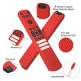 thumbnail image 2 of Yibooy Silicone Protective Cover Case with Lanyard for TCL RC813 RC902V RC923 (Red), 2 of 10