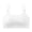White, variant on Women Bras with Support and Lift No Underwire Push Up Full Coverage Lightweight Solid Color Spaghetti Strap Padded Bralettes for Women Breathable Underwear Daily Bra Gray-01 L