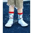 thumbnail image 3 of Jefferies Socks Boy's Dinosaur Pirate Alien Robot Zombie Pattern Crew Socks 9 Pack, 3 of 5