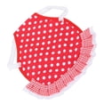 thumbnail image 3 of Chicken Vest, Poultry Back Protection Apron Keep Their Feathers Safe Warm Easy To Wash Reusable  For Indoors For Chicken For Outdoors For Daily Red And White Dots, 3 of 8