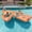 Brown, variant on SYNCFUN 8 ft Inflatable Boat for Pool with Reinforced Cooler, Boat Raft Pool Lake Toys Summer Swimming Pool Party Decorations for Adults
