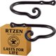 thumbnail image 1 of Cortinas RTZEN decorativas de metal forjado, 2 unidades, 1 of 9