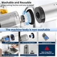 thumbnail image 3 of KASONIC Handheld Vacuum Cordless, 10000PA Strong Suction Car Vacuum Cleaner with Reusable HEPA Filter , Portable Rechargeable Dust Busters for Home, Car, Office, Pet Hair, 3 of 7