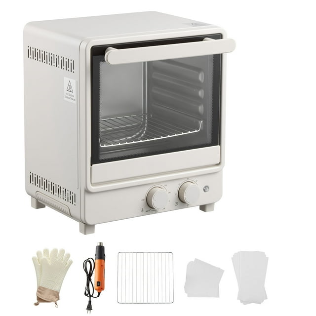 KFFKFF Sublimation Oven Machine, 13 Qt, Fits 20oz Tumblers, with 1 Heat Air Gun, 50 Shrink Films, 1 Tape and 2 Heat Gloves