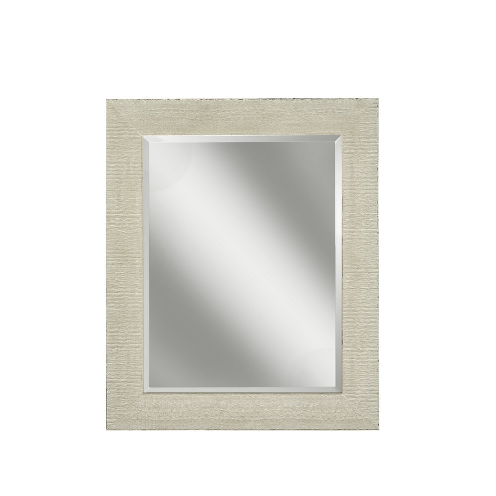 Rustic White Wall Mirror