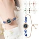 thumbnail image 5 of Nuevo reloj de moda con correa fina y hojas redondas para mujer, reloj de pulsera ajustable extraíble, reloj de cuarzo para mujer, 5 of 7