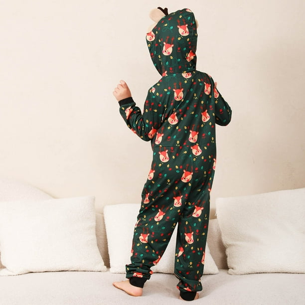 EGNMCR Pyjamas De Noël Pour La Famille, Pyjama Classique à Carreaux Pour Noël Tenue Parent-Enfant Ensemble De Noël Chaud Imprimé Vêtements De Maison Ensemble Deux Pièces Blouse Pantalon Pour Femmes