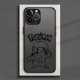 thumbnail image 1 of Cartoon Pikachu Phone Case For iPhone 15 14 11 Pro Max 13 12 Mini XR X SE 7 8 6 6S Plus Hard Matte Shell Protective Cover Fundas F03 For iPhone 11, 1 of 6